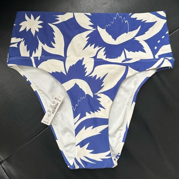 Madewell Second Wave Balconette Bikini Bottom in Tropicale Floral X-Small - Picture 3 of 7